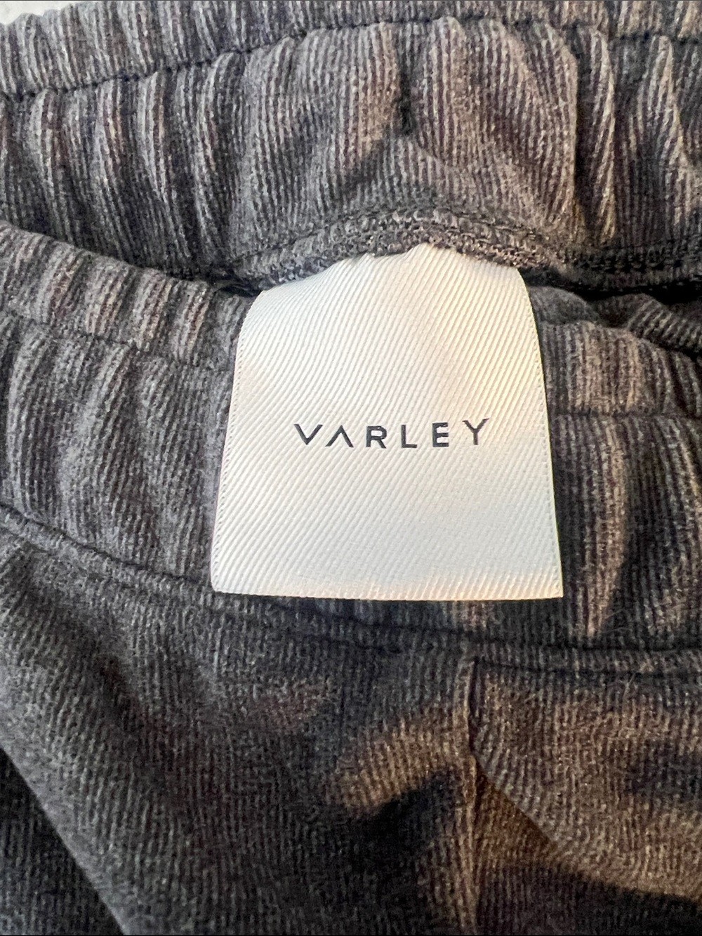 Varley Men’s Dark Gray Fleece Joggers