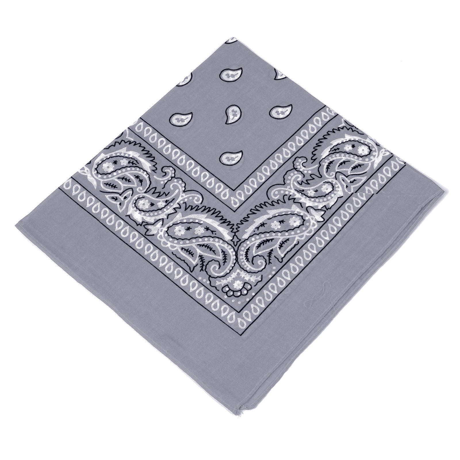 2 X Paisley Print Bandana 100% Cotton Head Warp Scarf Face Mask – USA Seller