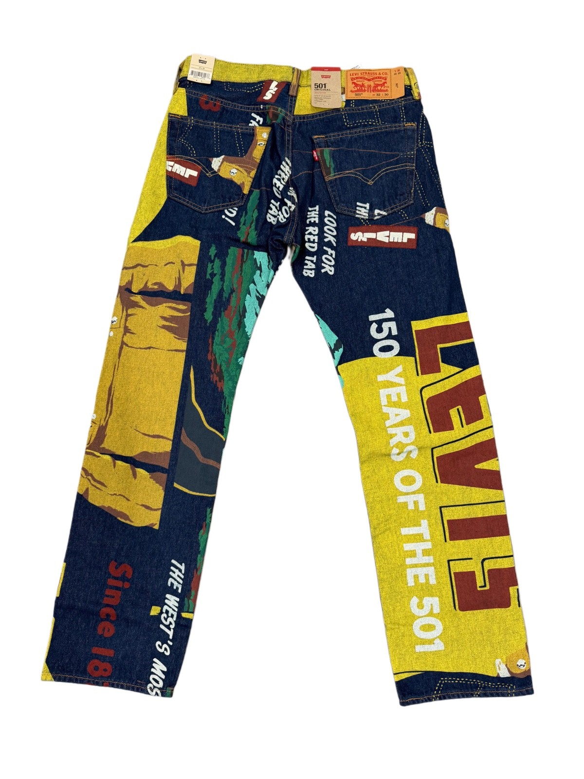 Levi’s 501 150th Anniversary Edition Jeans Mens Vintage Banner Pant 005013424