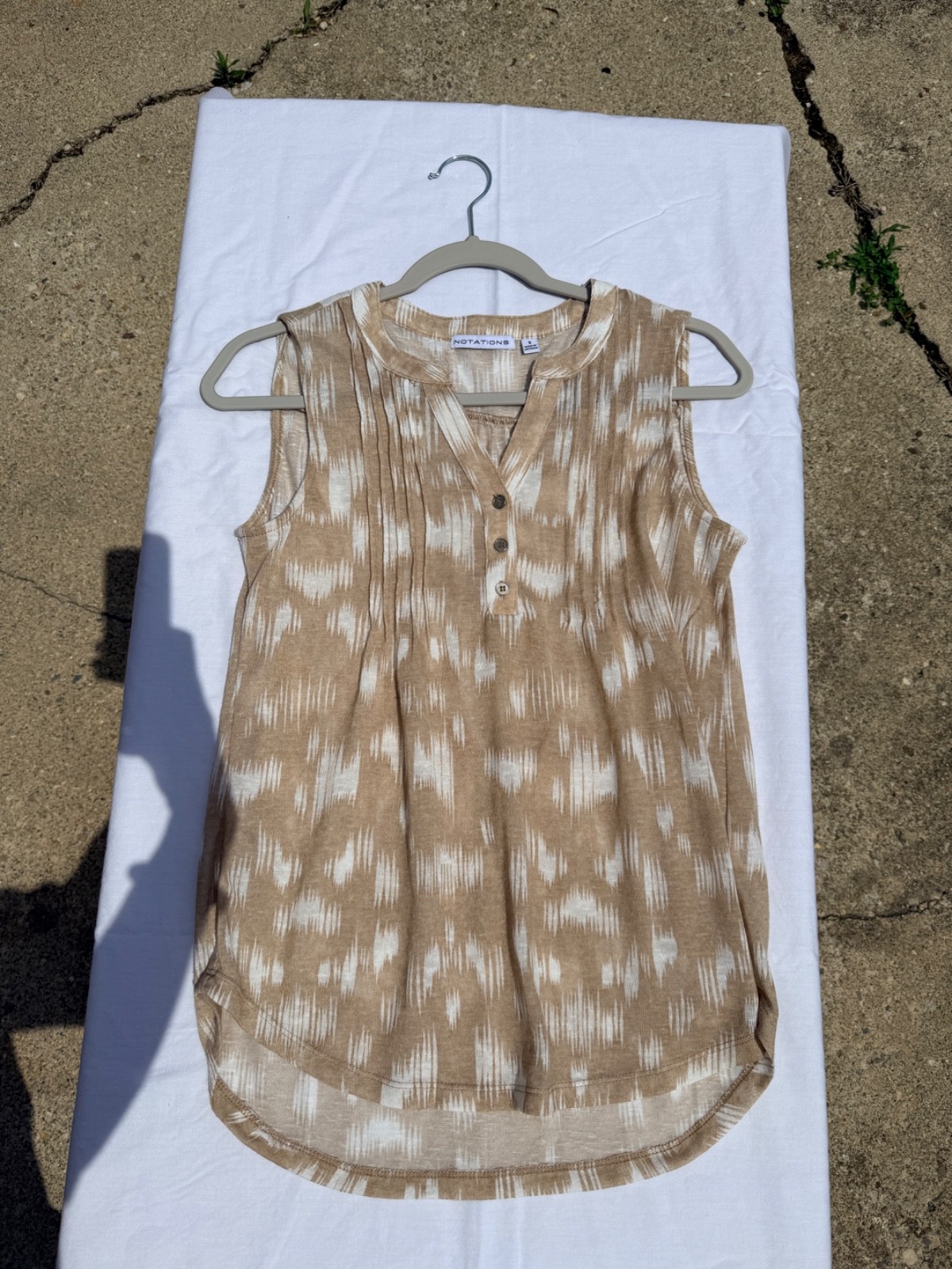 Women’s Summer Tops Size Small — 4 piece brown top lot