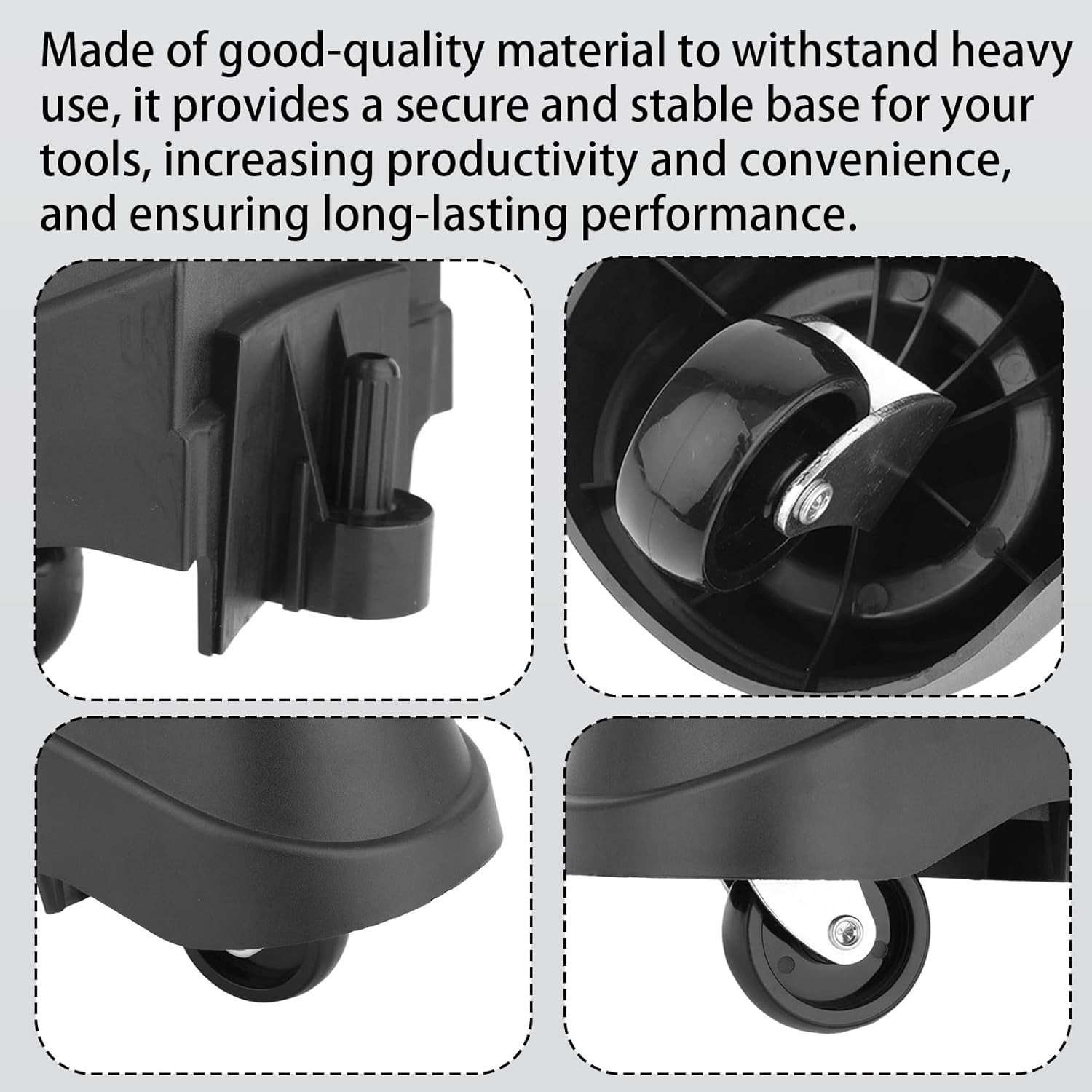 Caster Wheel Kit for Ridgid 6 & 16 Gallon Wet/Dry Vacuum Replacement Parts
