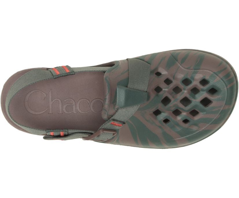 Chaco Chillos Clog Sz 9 M EU 42 Men’s Closed Toe Sandals Woodsy Growth JCH108635