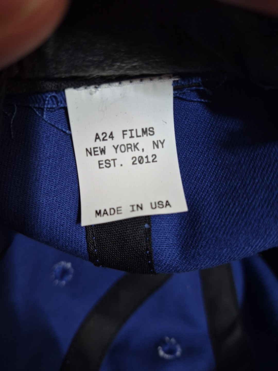A24 Films LLC Blue Logo Baseball Hat Adjustable Size Cap