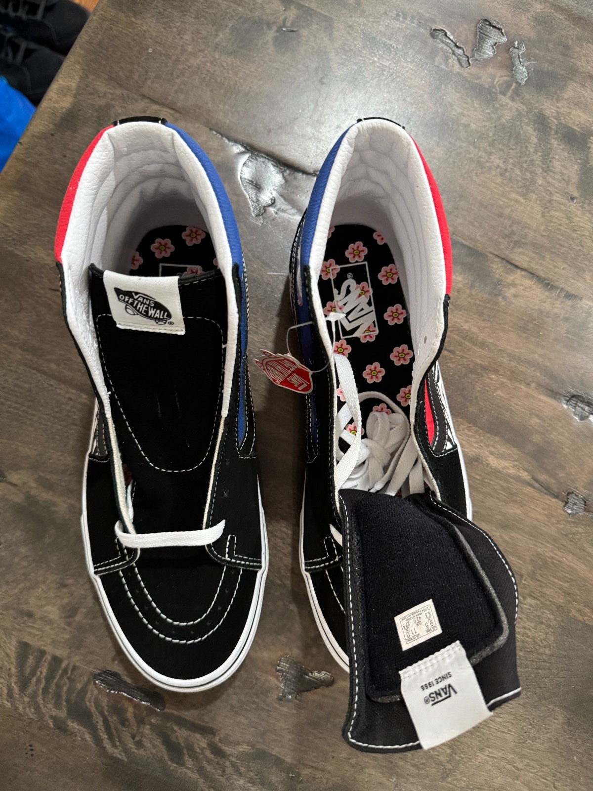 Vans SK8-HI ‘Koreantypgrphy’ Blue red (SKU VN0A32QG9HW) Men size 7.5 – 13