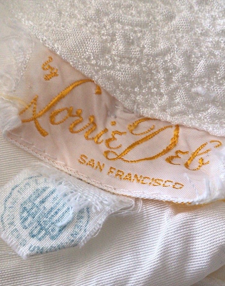Vintage 50s 60s Lorrie Deb White Bombshell Body Hugging Formal Formfitting