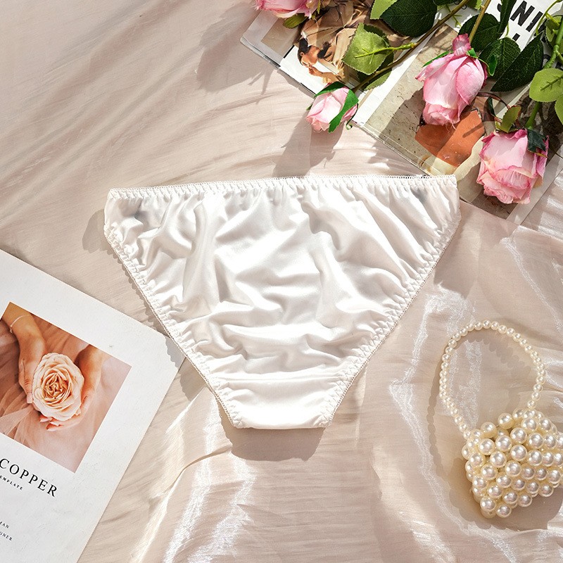 6 Pack Lot Sexy Womens Satin Panties Bikinis Briefs Underwear Ladies Lingeries