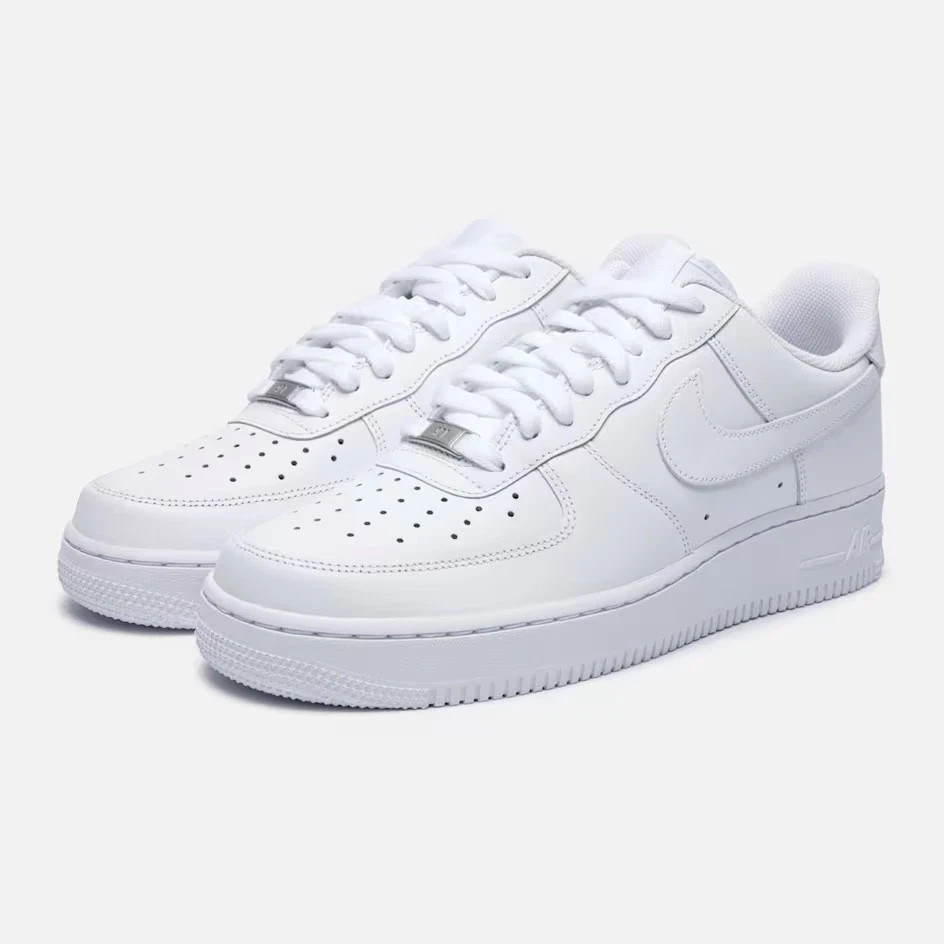 Nike Air Force 1 Low Top Triple White ’07 Mens White Sports Classic Sneaker