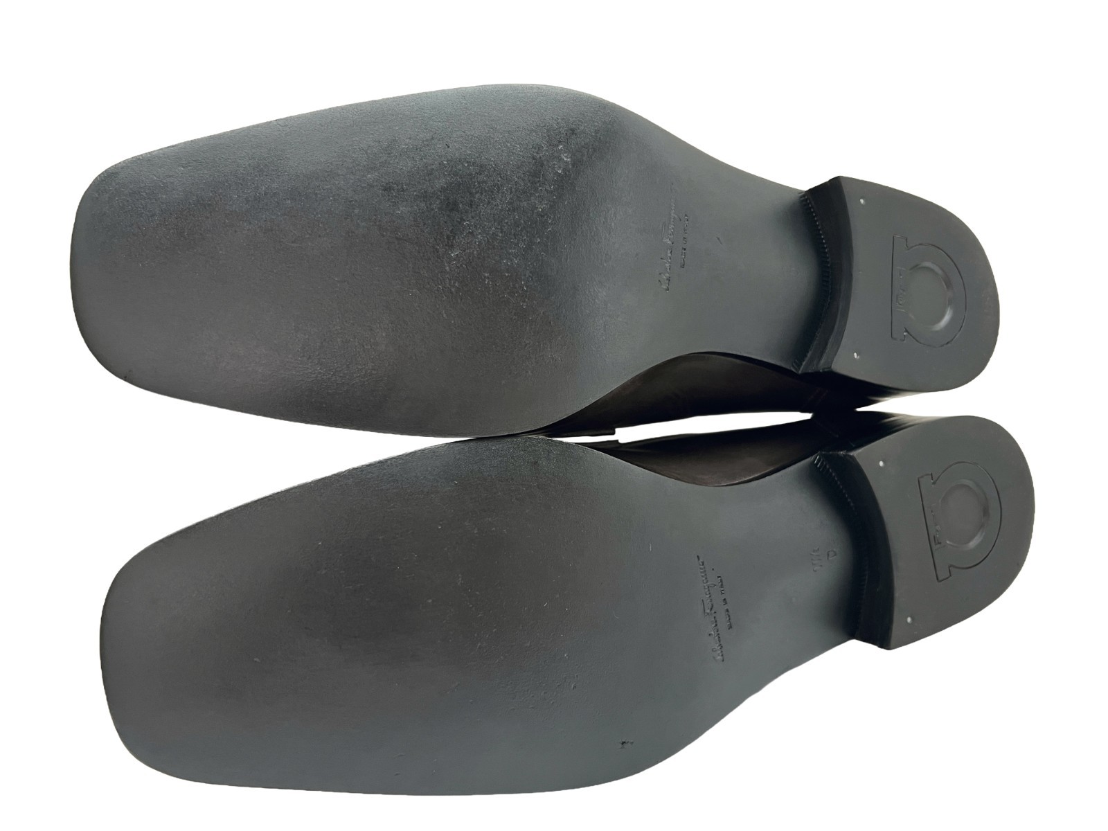 $1050 Ferragamo Mens LORENZO Brown Shoes Gancini Silver Bit Loafers 11.5 D