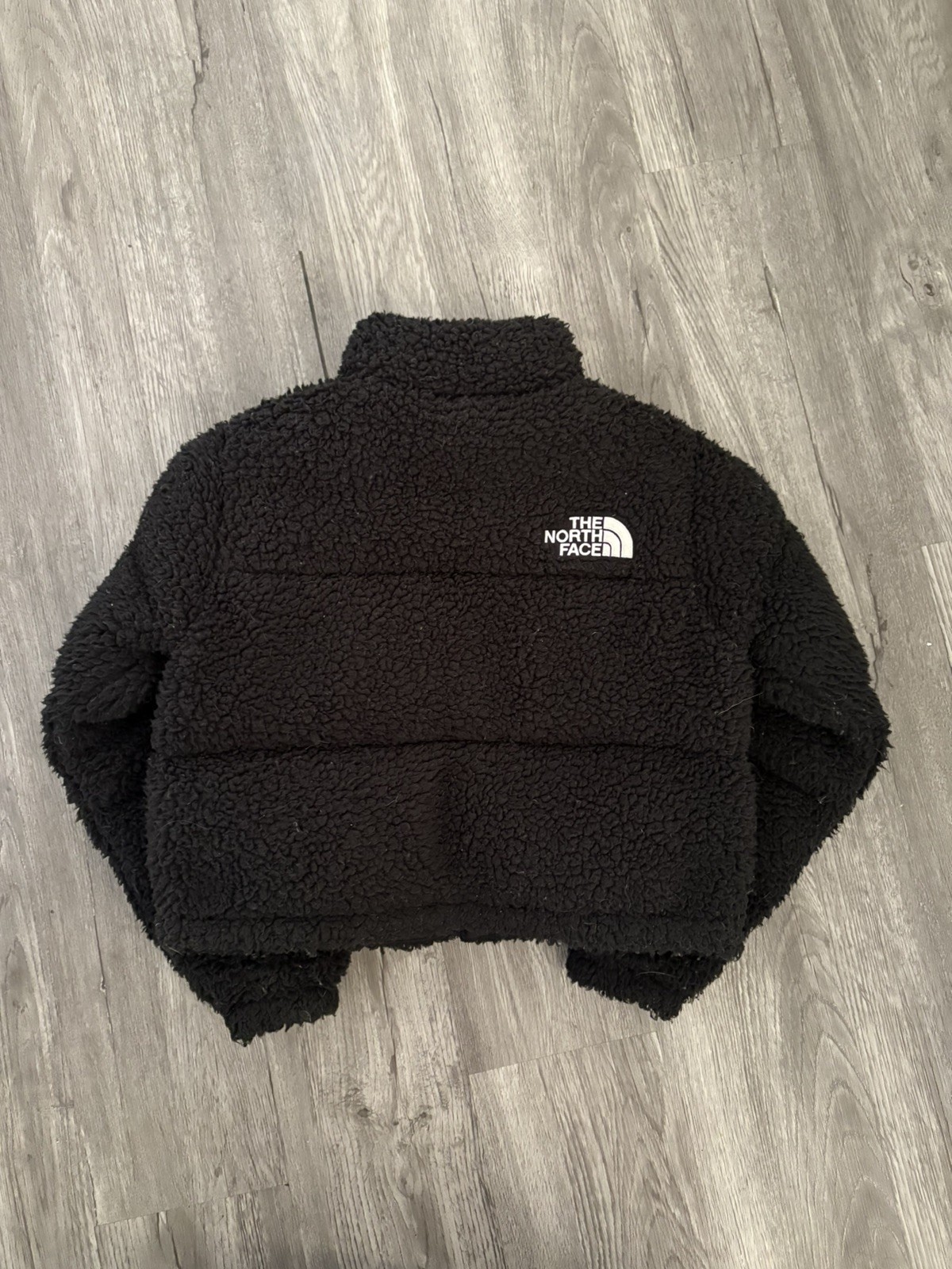 The North Face Women’s Cropped High Pile Sherpa Nuptse Down Jacket L