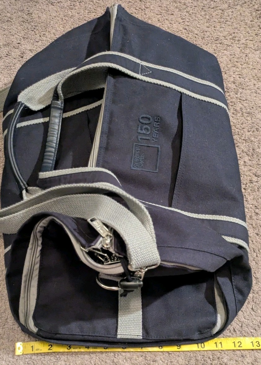 Scarborough & Tweed Goldman Sachs 150 Year Canvas Duffel Garment Bag w/ Dust Bag