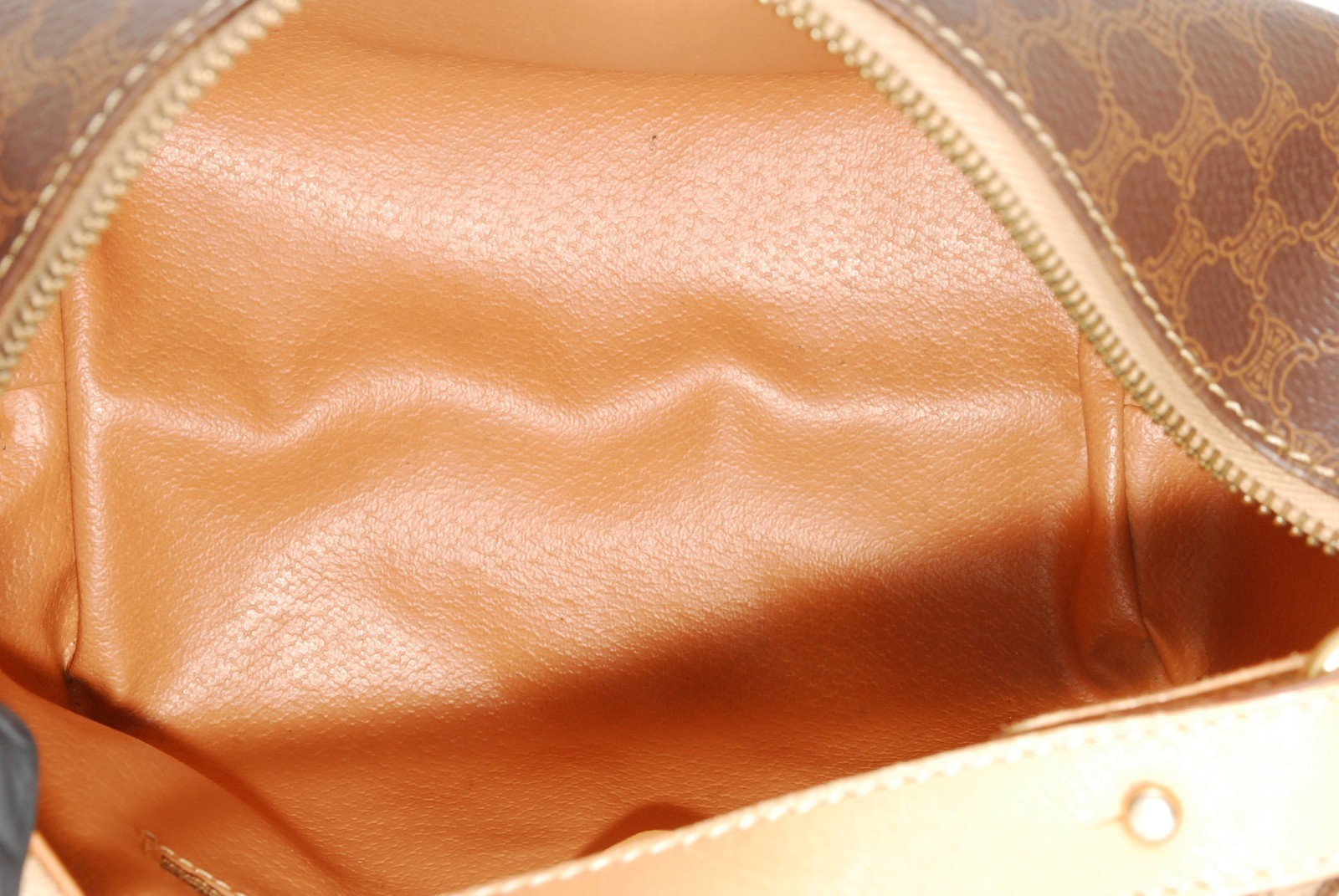 CELINE Macadam Accessory Pouch PVC Leather Hand Bag Purse Authentic #1144