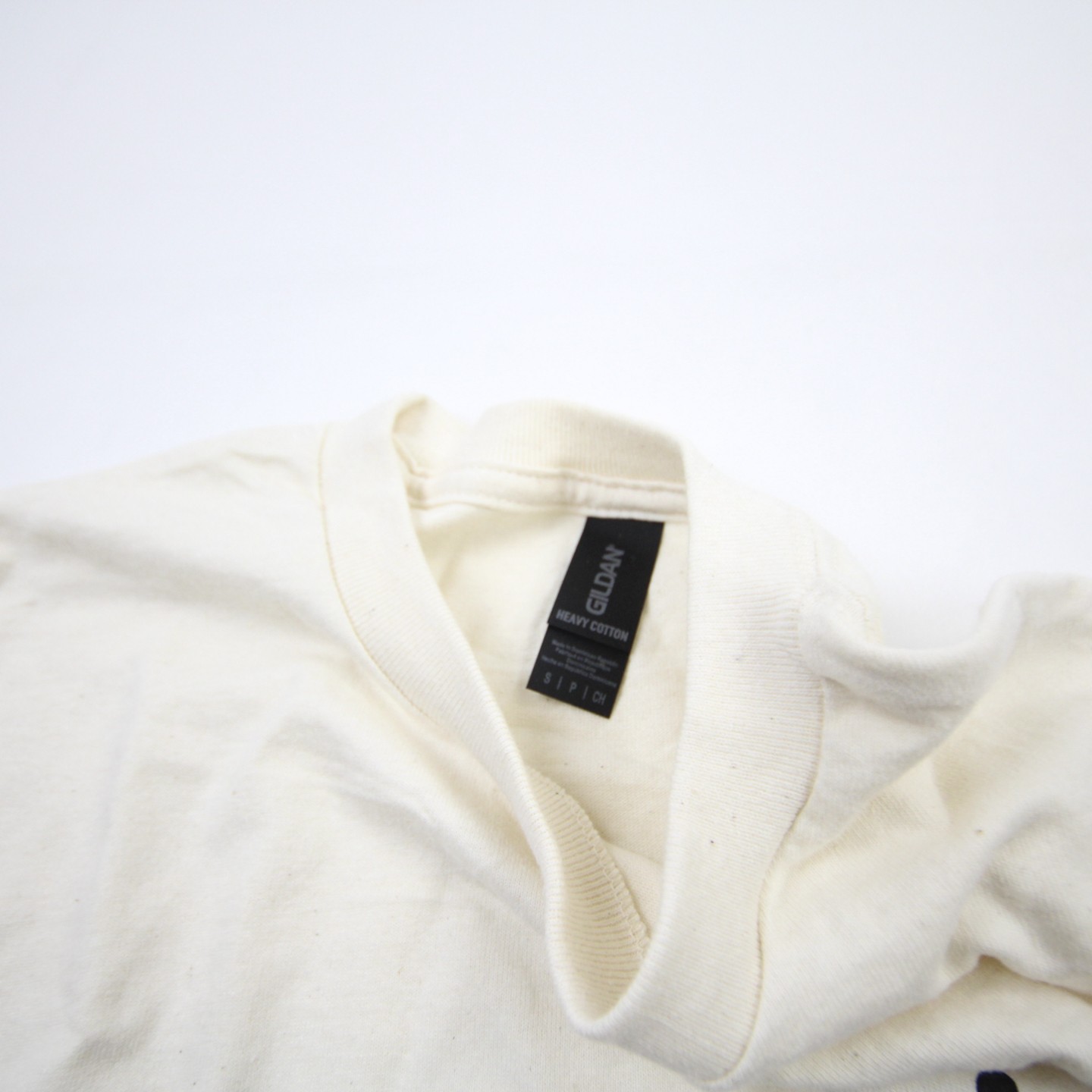 Gildan Heavy Cotton Short Sleeve Shirt Men’s Beige Used Multiple Sizes