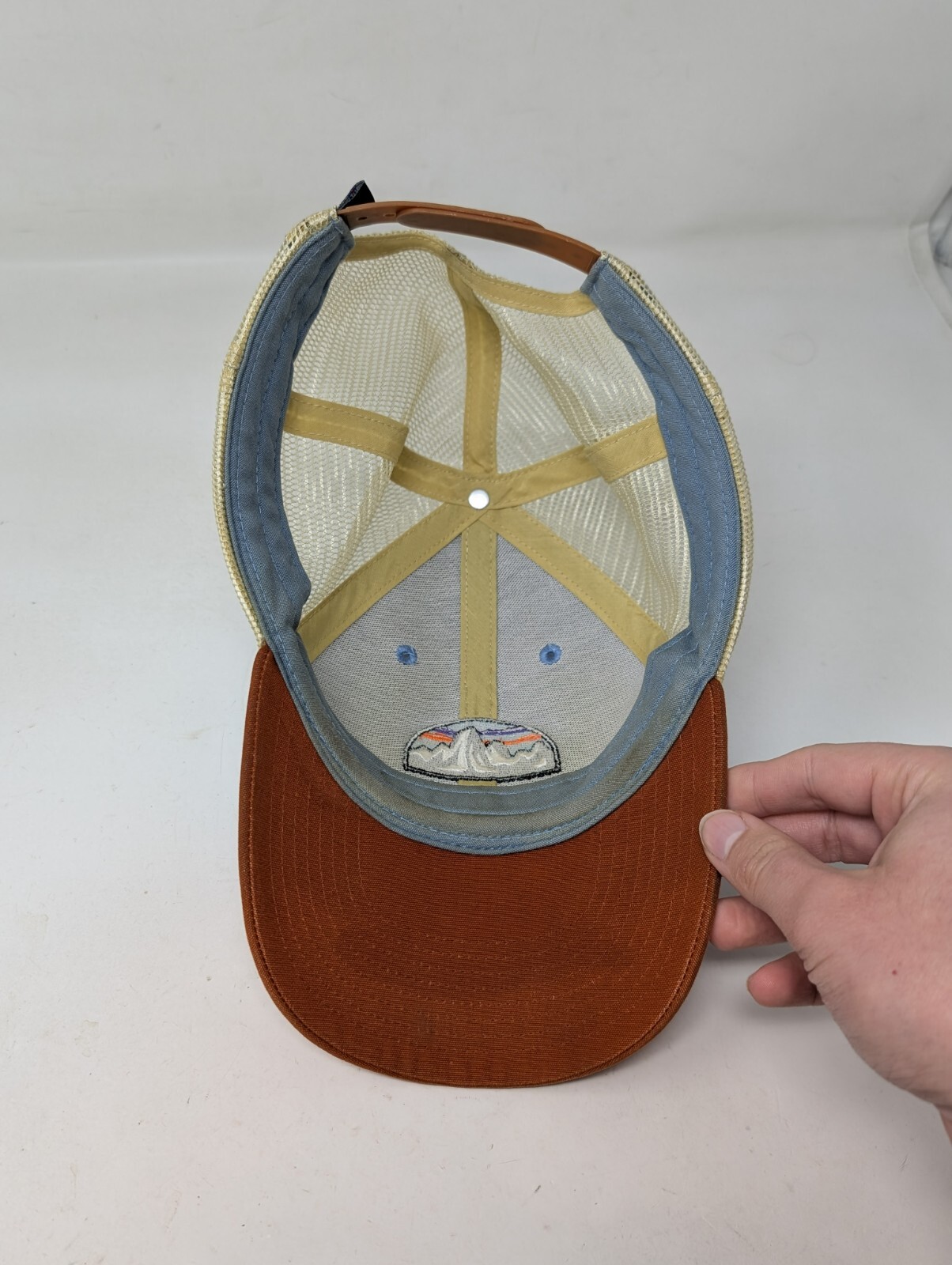 Distressed Faded Patagonia Fitz Roy Lo-Pro Trucker Snapback Baseball Hat CAP