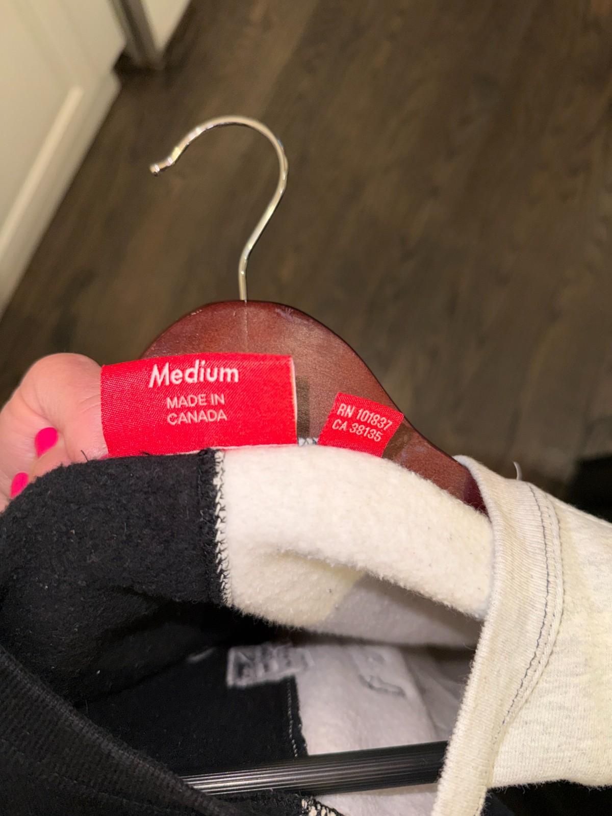 NEW Supreme Split Crewneck Sweatshirt Black/Gray FW18 Size Medium M