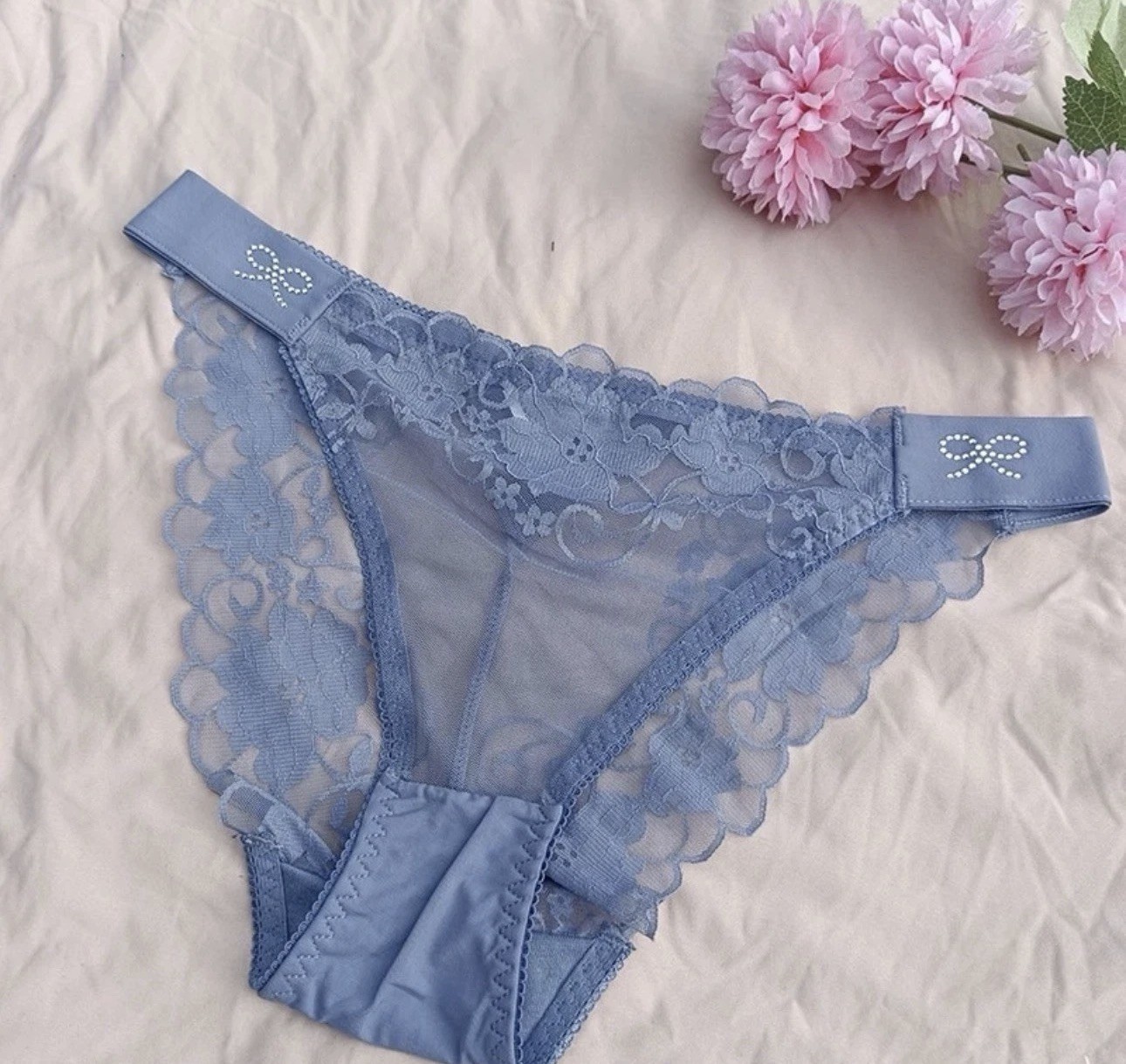 5 Pack Lot Sexy Womens See Through Sheer Lace Panties Underwear Lingeries :)-)