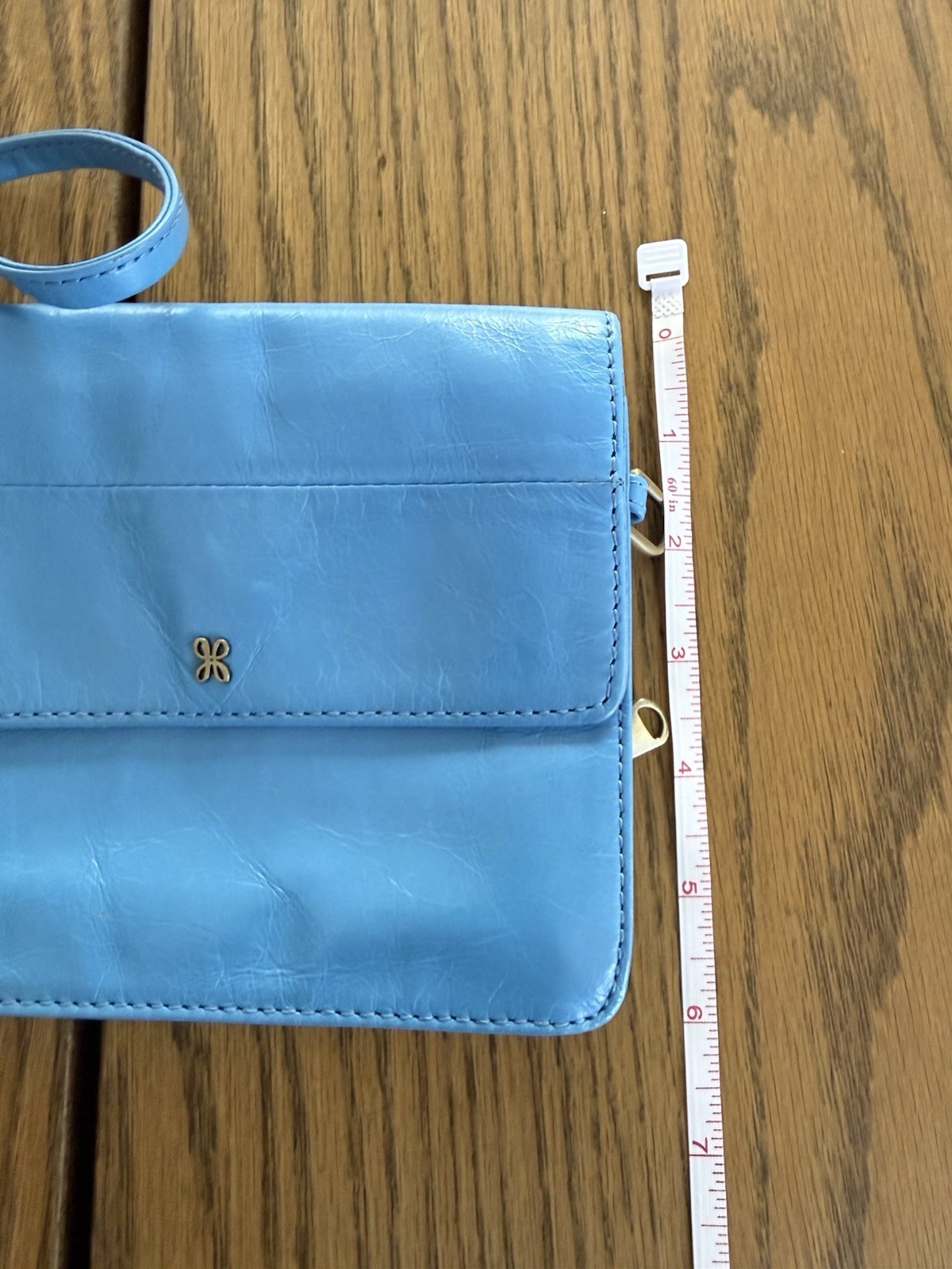 HOBO Jill Wallet Women’s Crossbody Bag Purse in Tranquil Blue