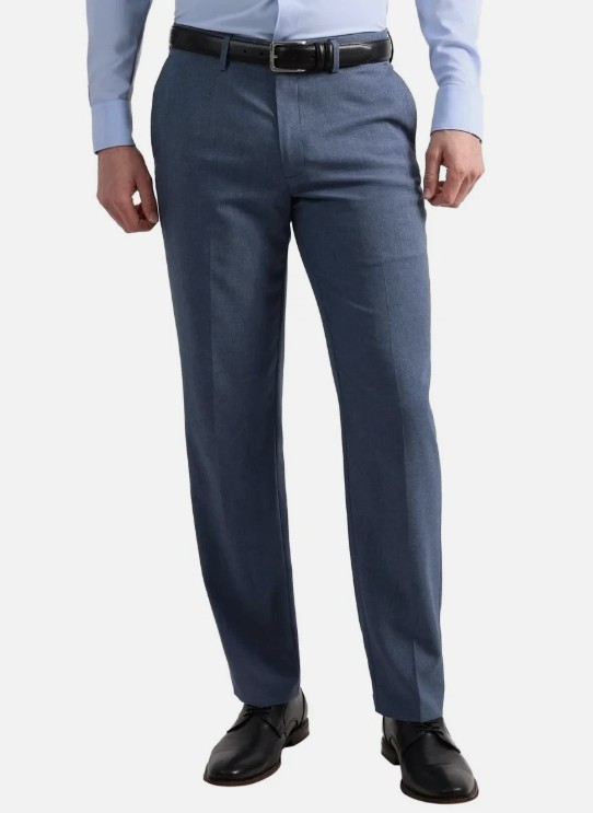Kenneth Cole Men’s Slim Fit Dress Pants Stretch Waist Comfort Blue,Tan ,Gray