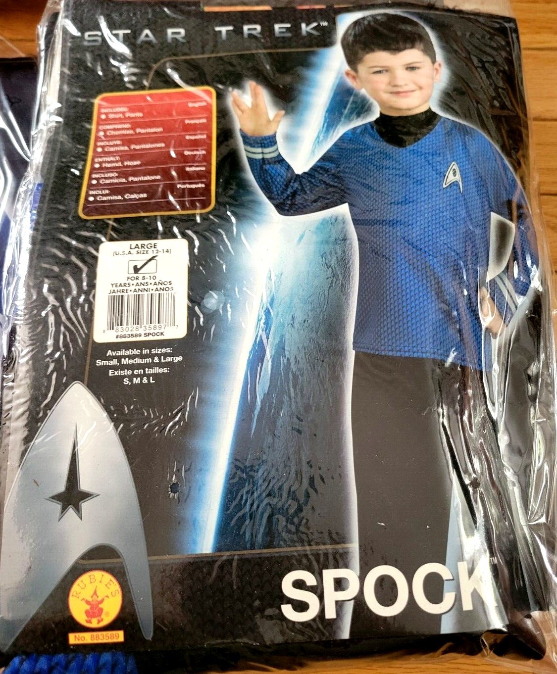 Star Trek Kids – Rubies Costumes Kirk, Scotty, Spock, Lt Uhura – Use Drop Down