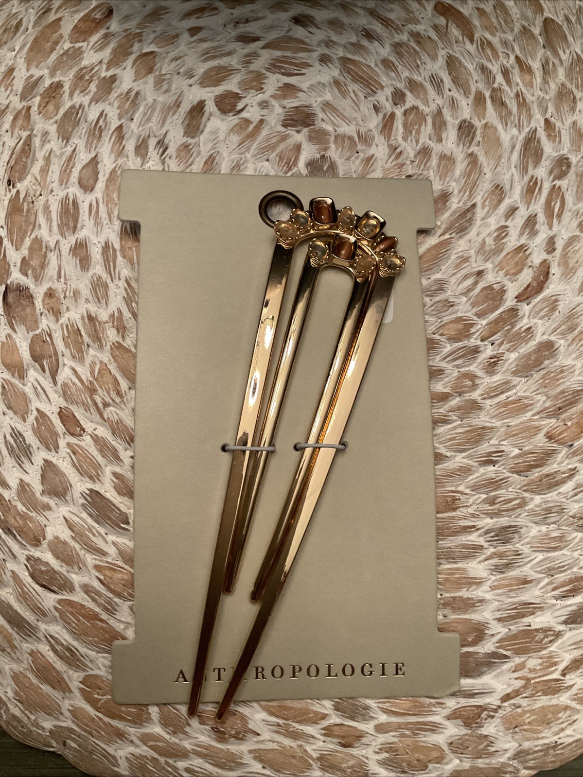 Anthropologie Hair Accessories Gold Toned NWT MSRP $32 J060