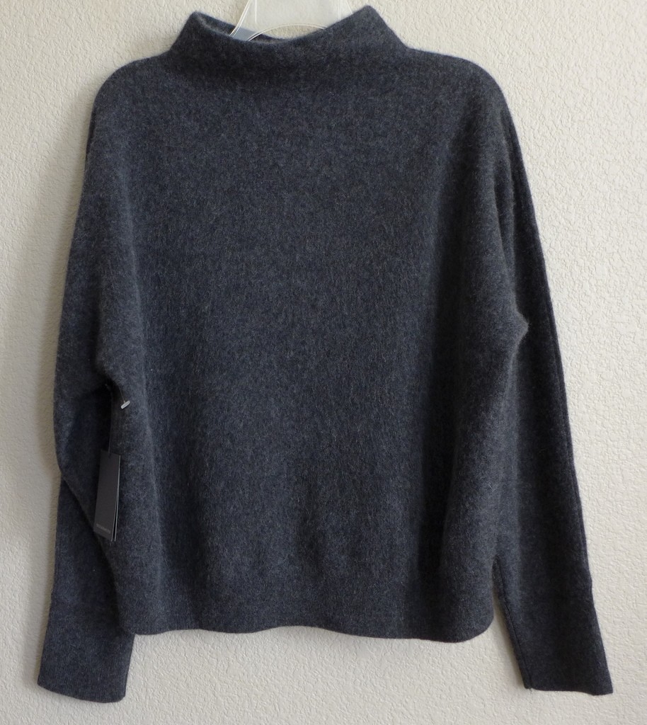 TAHARI Funnel Neck 100% 2-PLY Cashmere Sweater SOFT LUXE 5 Colors