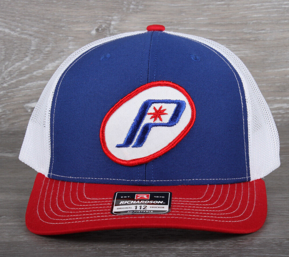 Vintage Polaris Snowmobiles Patch on a Richardson 112 Trucker Hat