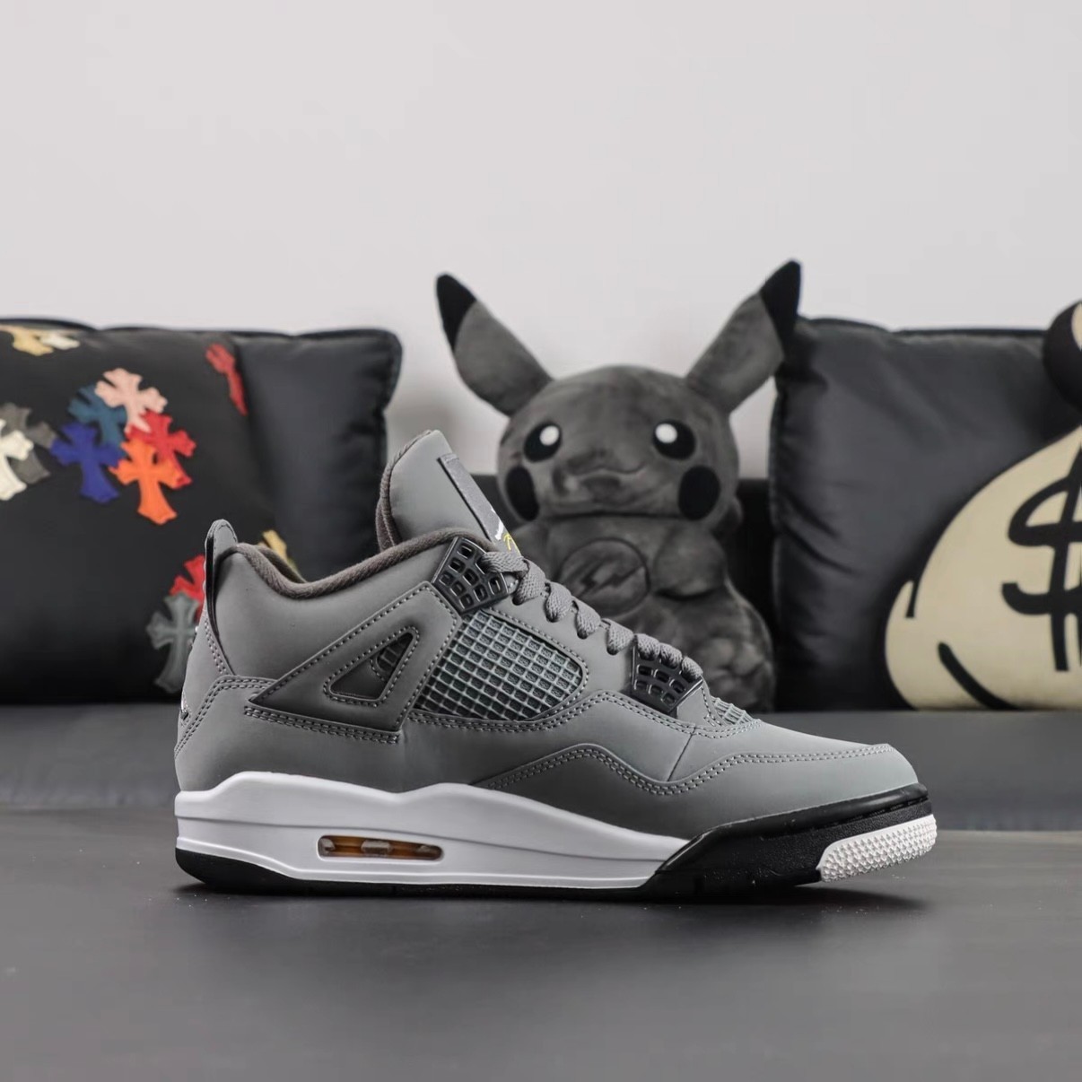 Jordan 4 “Cool Grey” Retro Basketball Shoes Men’s Mid Top