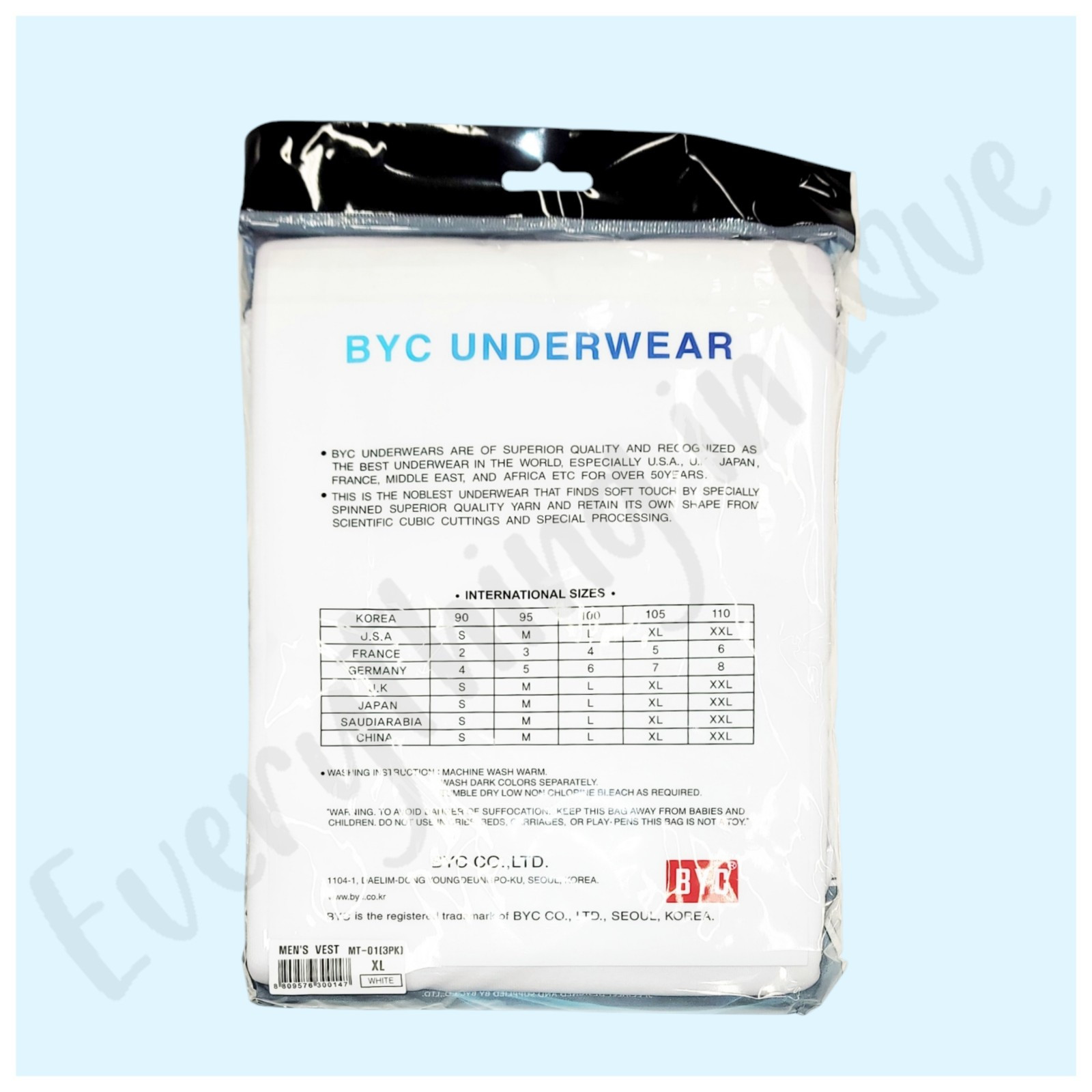 BYC 3 Pack Men 100% Premium Soft Cotton Tank Top Undershirts A Shirts Inner Wear