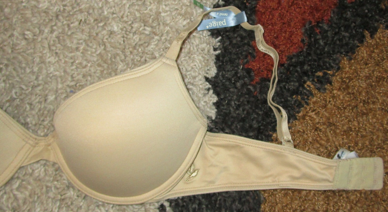 Aerie Paige Push Up Bra Underwire Lightweight Soft Sz 32C Cashew