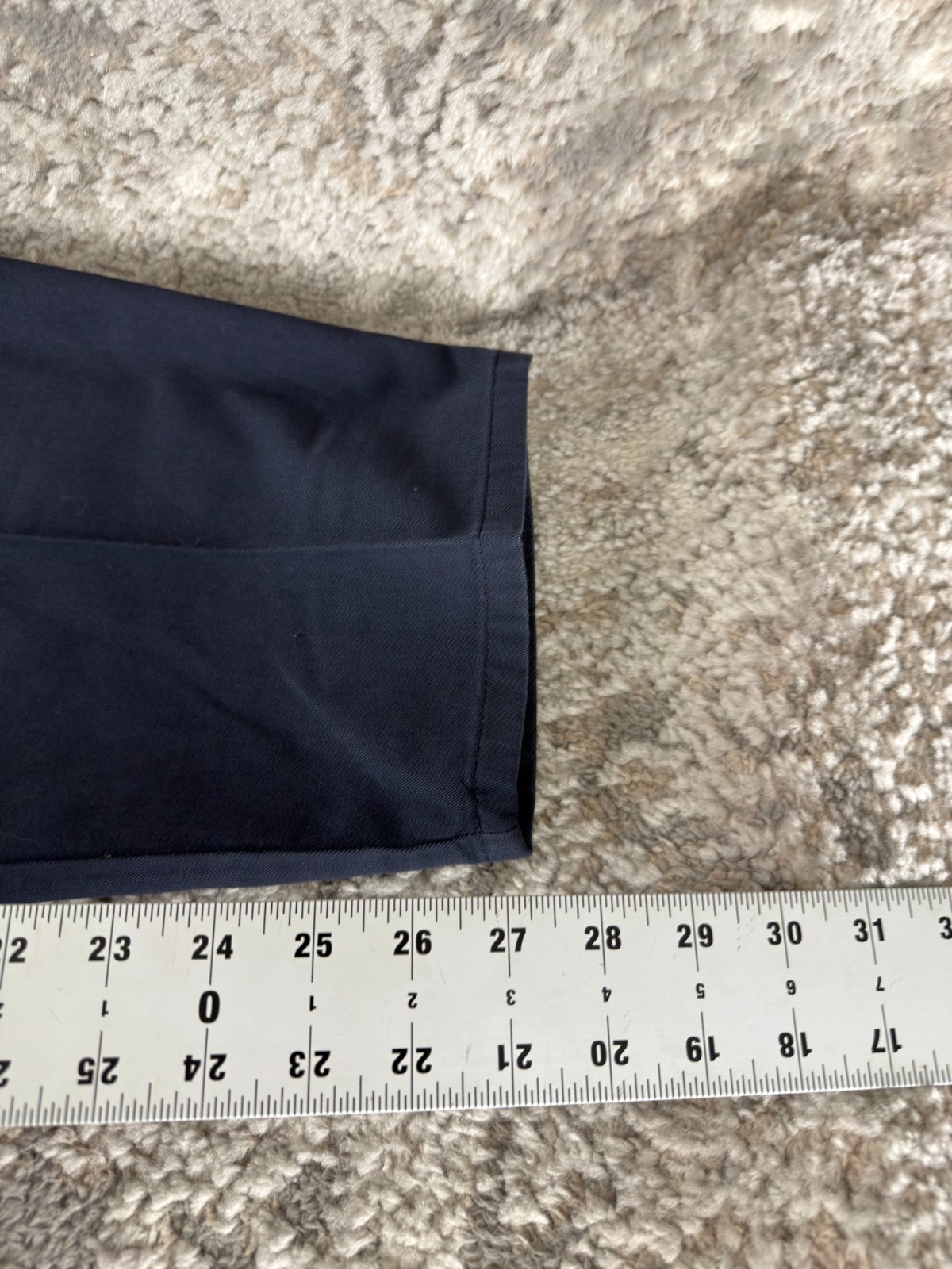 NEW Dockers Size W34 L29 Straight Leg Minimalist Pants Navy Button Zip NWT