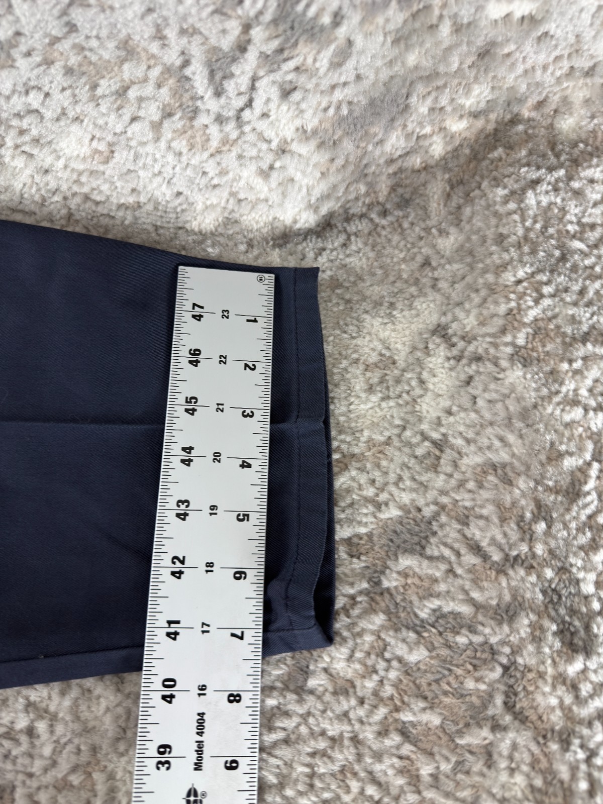 NEW Dockers Size W34 L29 Straight Leg Minimalist Pants Navy Button Zip NWT