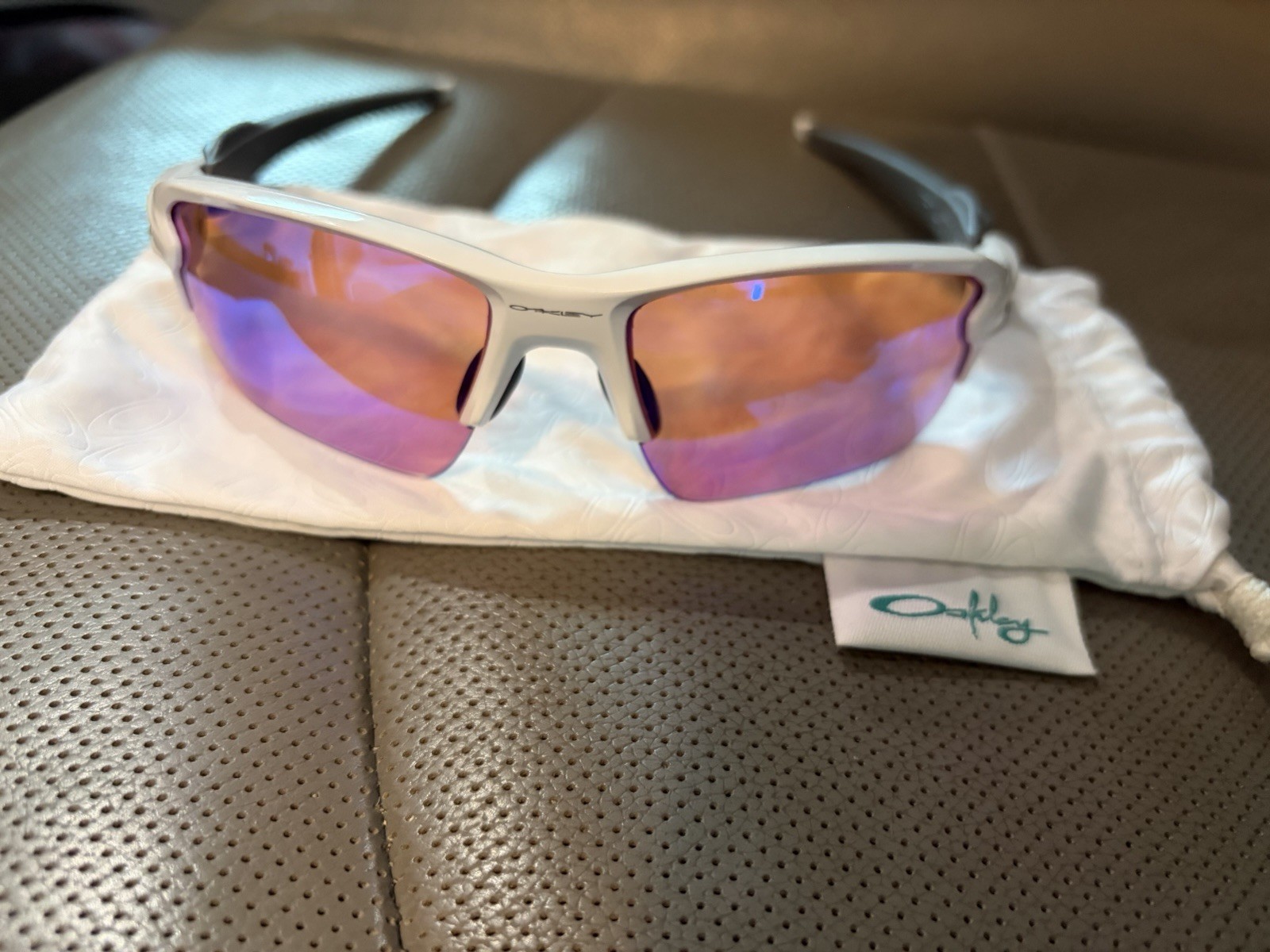 Oakley Flak 2.0 XL Polished White With Prizm Golf Lenses