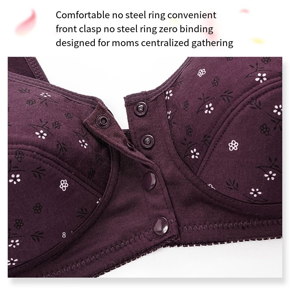 Daisy Bras for Older Women Daisy Bra For Seniors, Front Close Button Cotton Bras