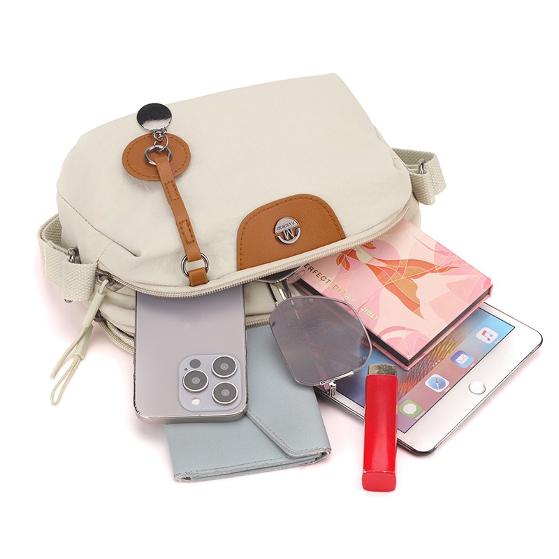 Crossbody Bag for Womens Small Nylon Lightweight Casual Purses for Travel Daily