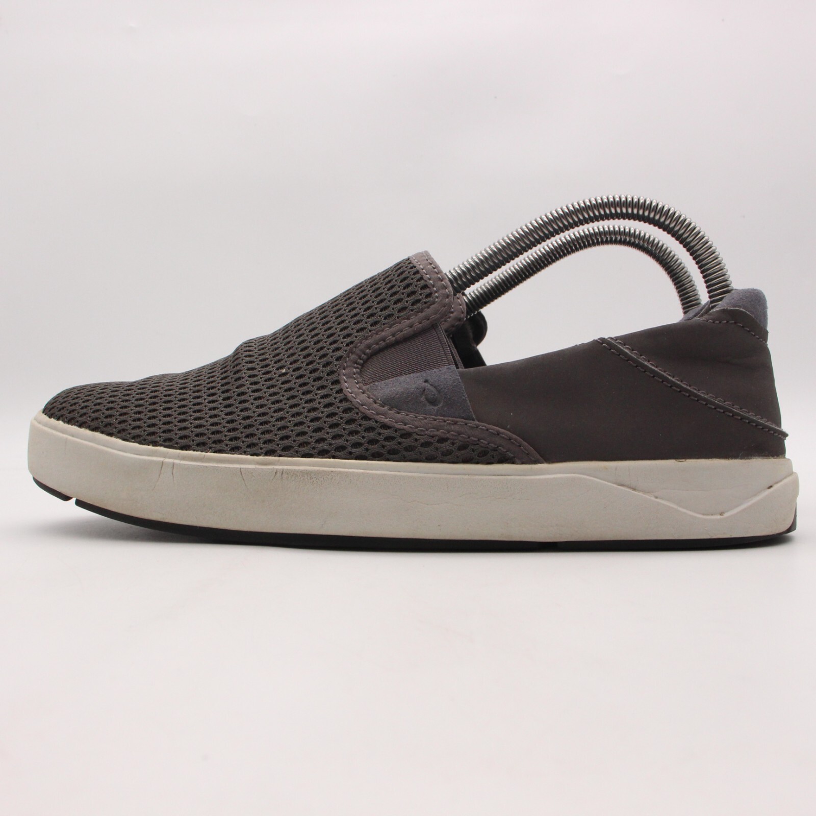 OluKai Lae’ahi Sneakers Men’s US 7 Gray Casual Shoes Slip On Sneakers