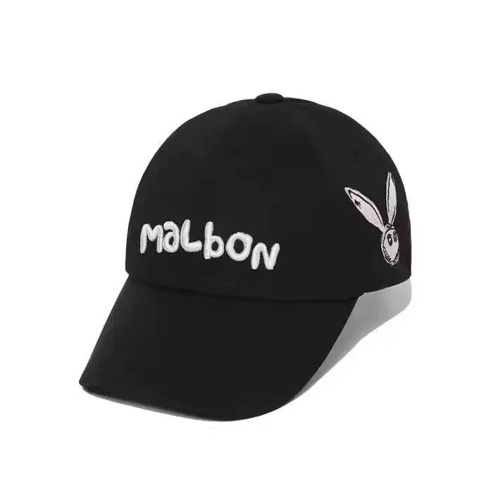 Malbon Golf Bunny Embroidery Baseball Cap Men Women Outdoor Sun Hat Sports Golf