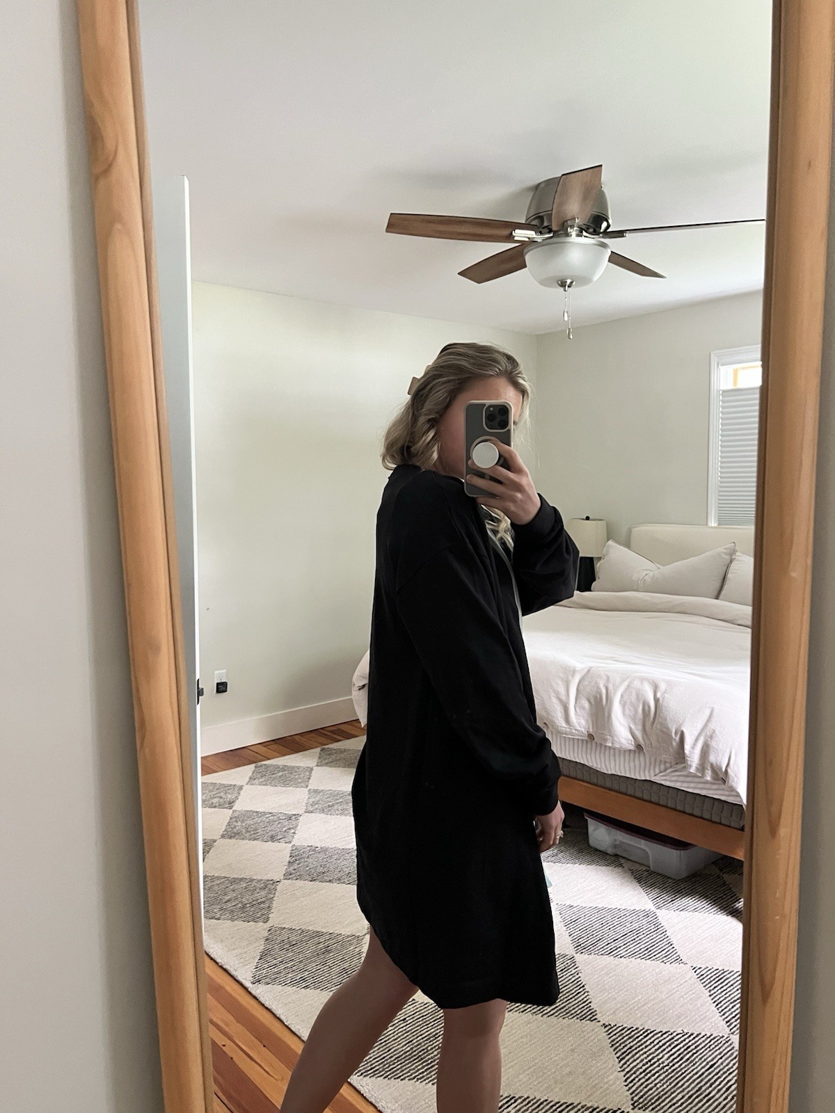 Gymshark X Whitney Simmons Black Open Front Cardigan Size Medium