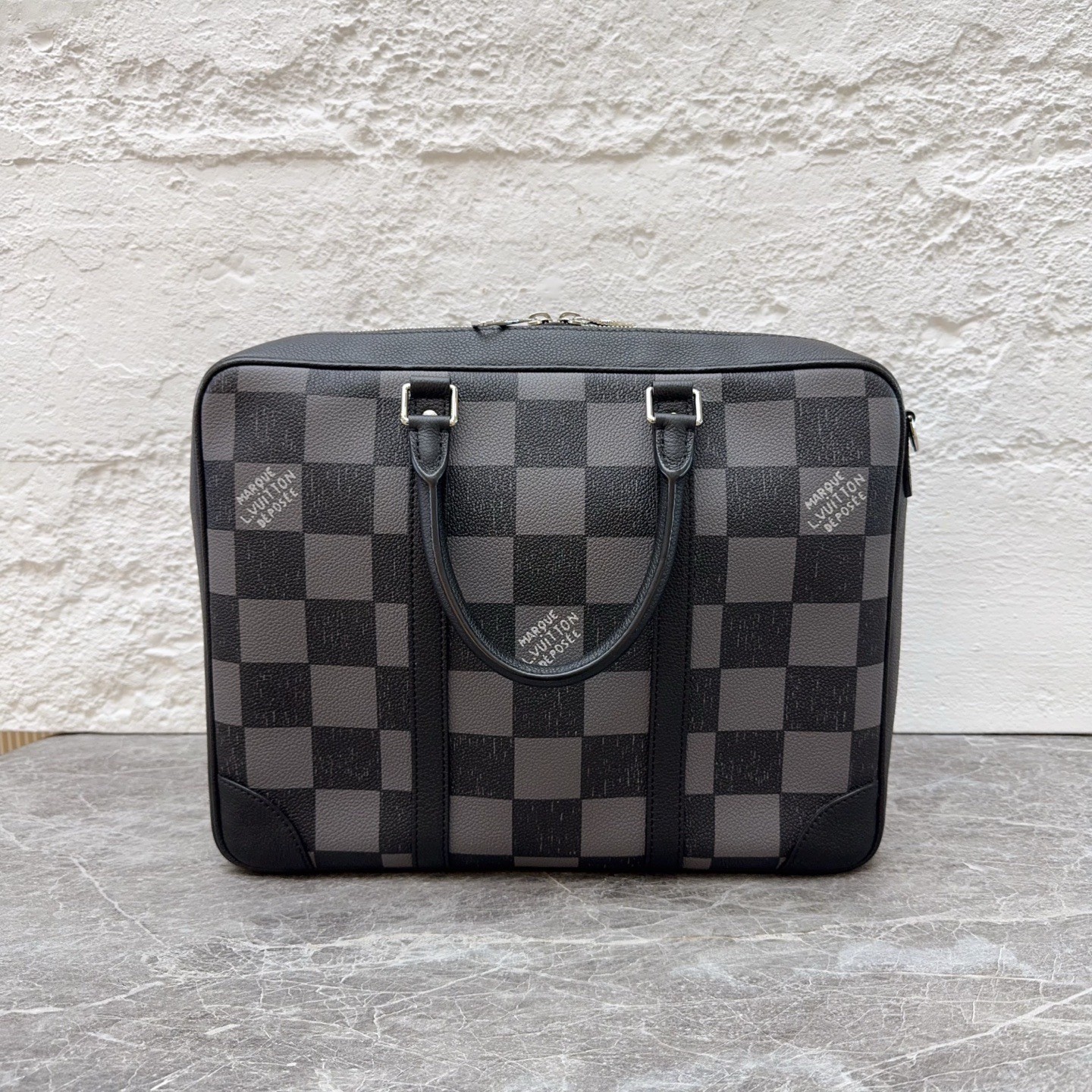 Louis Vuitton Pre-Owned Authentic Briefcase Monogram Silver