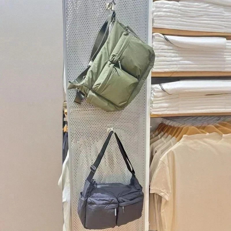 UNIQLO Casual Multi-pocket Messenger Bag Men Women Shoulder Bag Travel Sport Bag