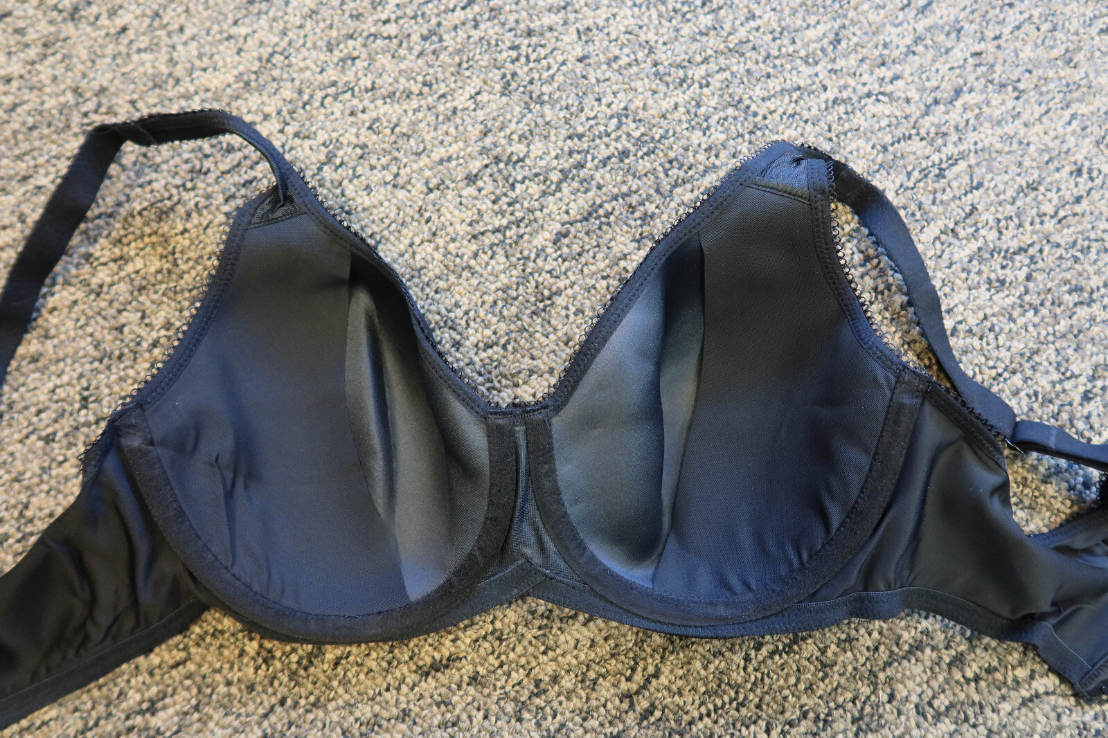 New Wacoal Basic Beauty Spacer Underwire T-Shirt Bra – Size 36D – Black – 853192