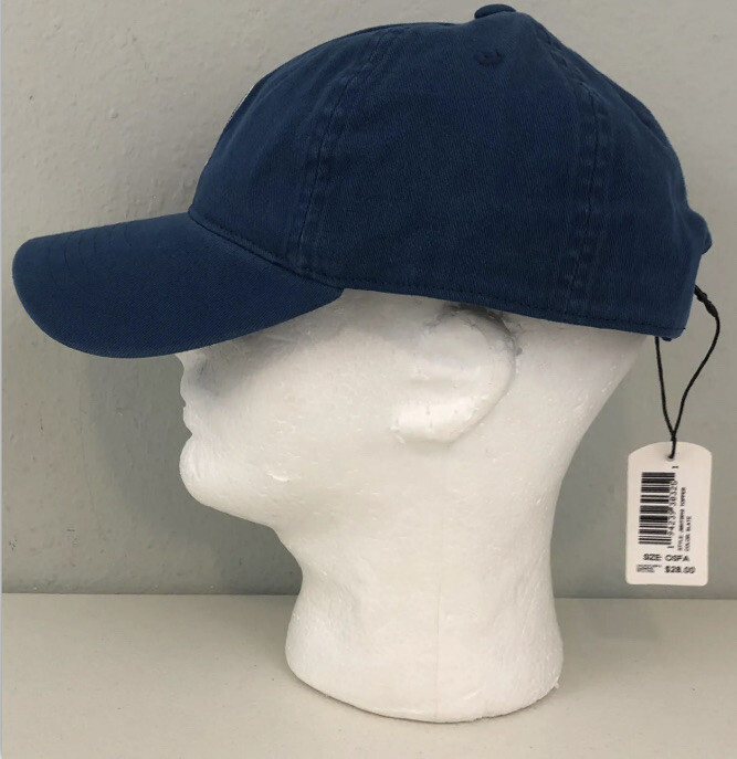 NEW Johnnie-O Hat Surf Logo Adjustable Cap Slate Blue Baseball Hat