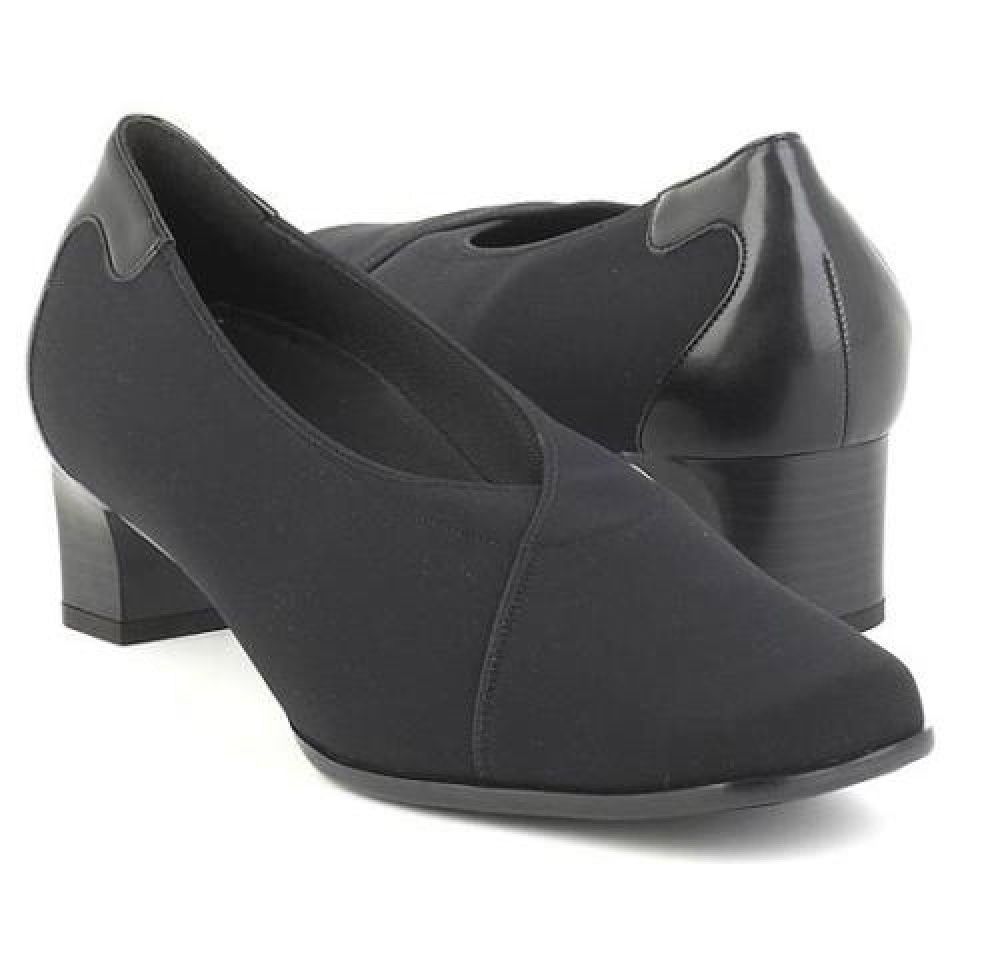 Theresia M. Glamour Black Heel Pump Shoe