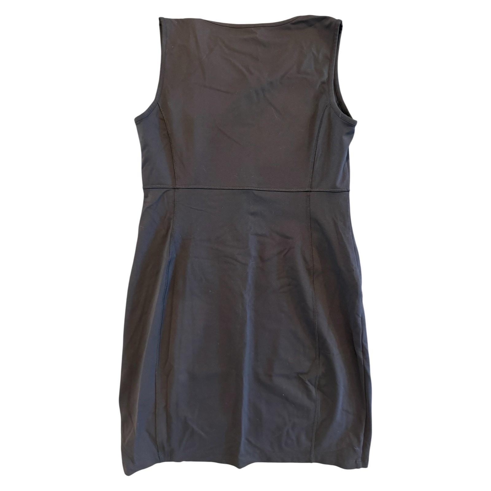 Duluth Trading Women’s Black Sleeveless Performance Dress Small Zip Pocket
