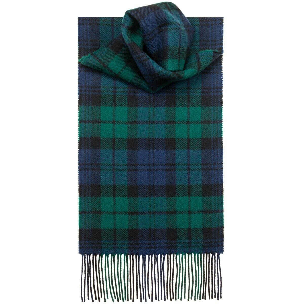 Winter Warm 100% Cashmere Plaid Scarf High Quality Scotland Made Wool Scarves