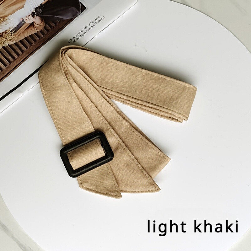 Waist Belt Waistband Buckle Replacement for Decorated Trench Overcoat Coat