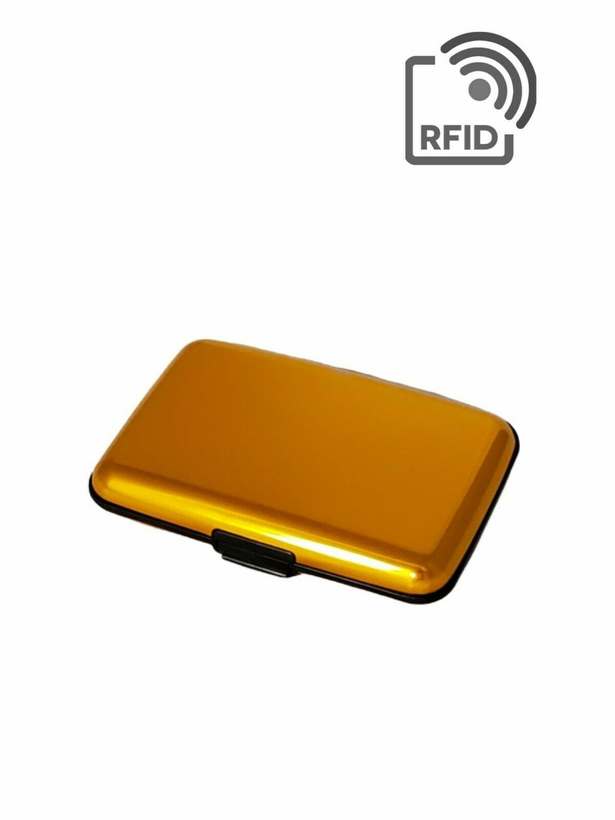 RFID Blocking Credit Card Aluminum ID case Hard Shell Wallet for Men or Women