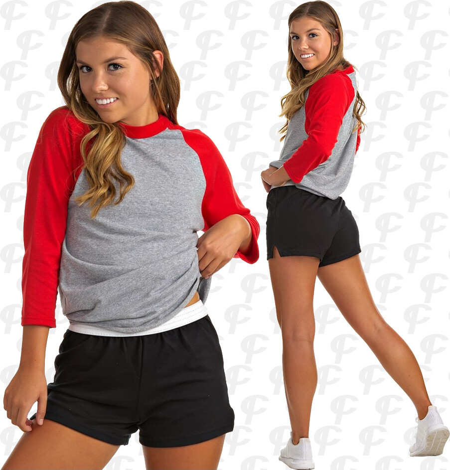 Soffe Women’s Cheerleading Dance Gym Cheer Shorts 15 Colors, XS – 2XL FREE SHIP