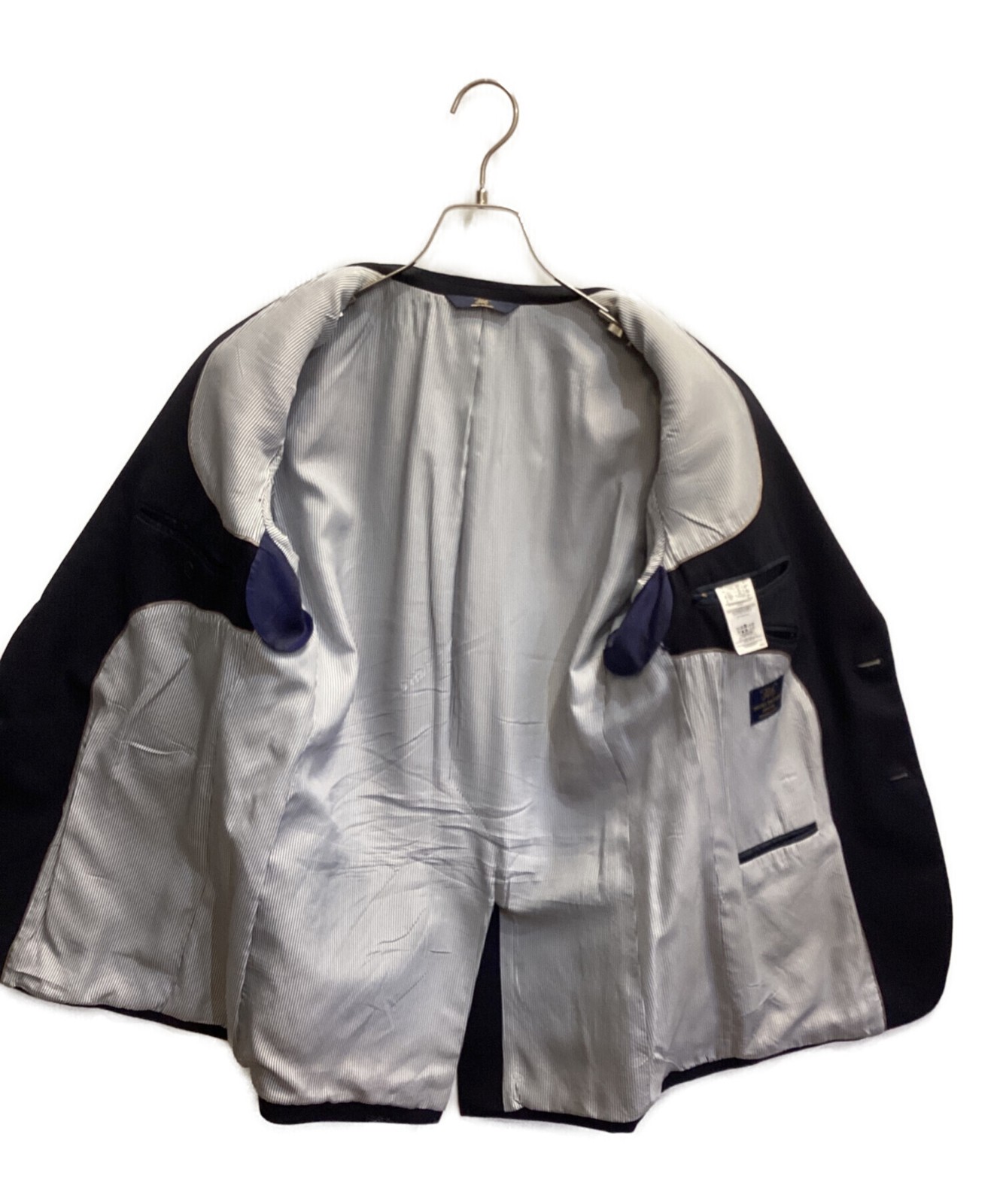 BROOKS BROTHERS Gold-buttoned blazer Size: 38 Navy Men 6209-001TA1