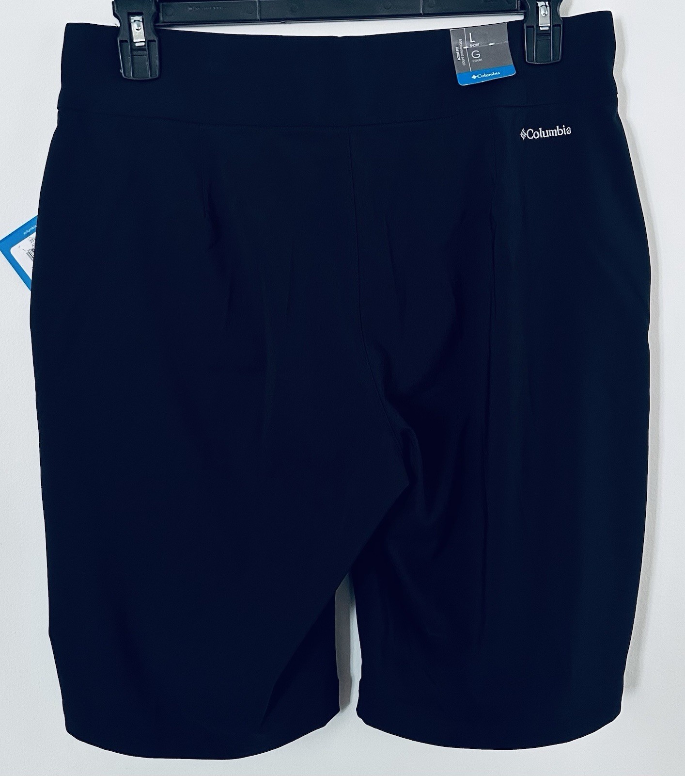Columbia All Seasons Women Long Short Black Size Large New