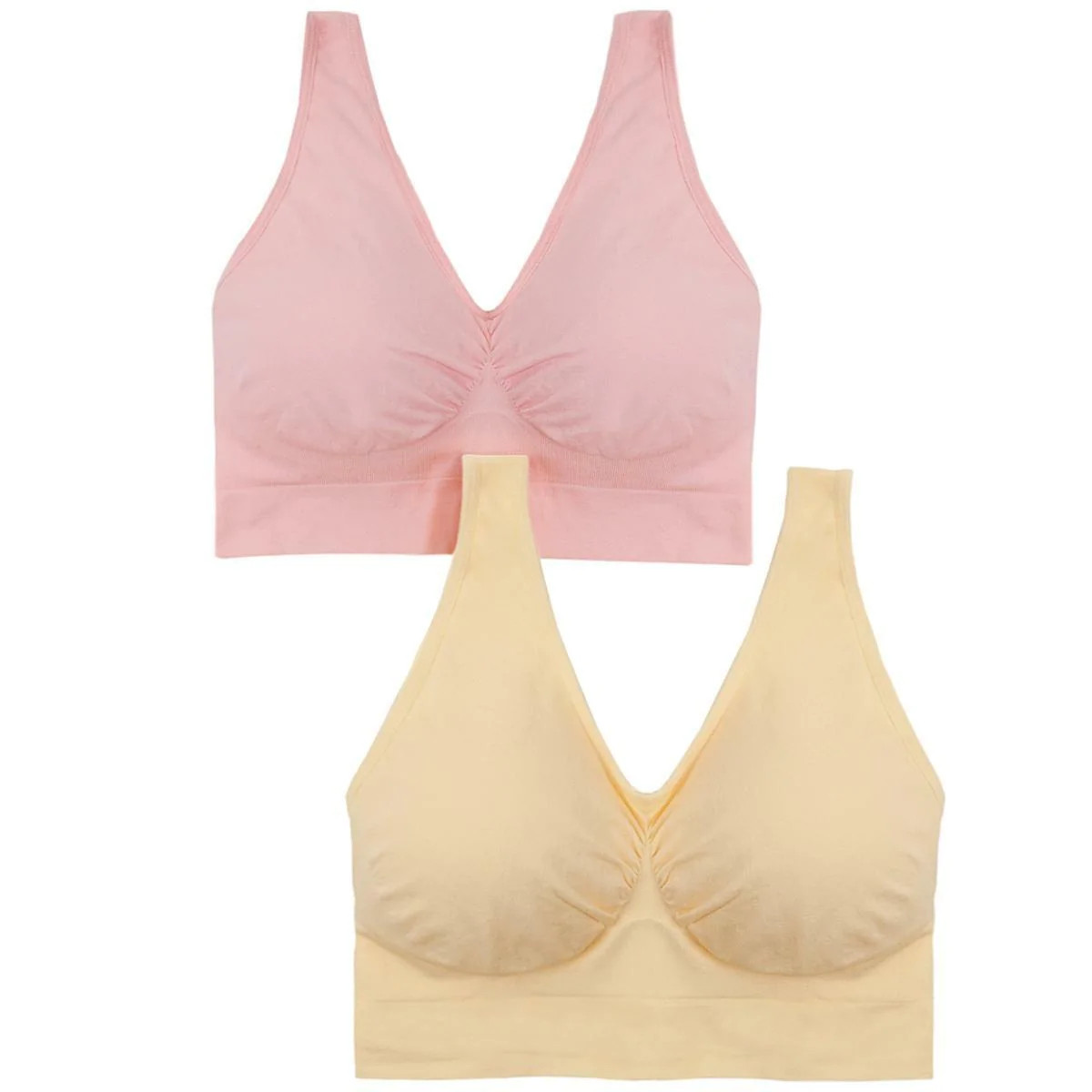 Rhonda Shear 2 Pack “Ahh” Bra with Removable Pads 127432-146750-571719-J