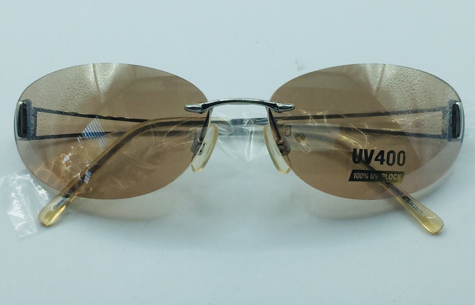 One SUNGLASSES UV400 100%UV Block Silver Metal Frame+Lens Different Color (M26)